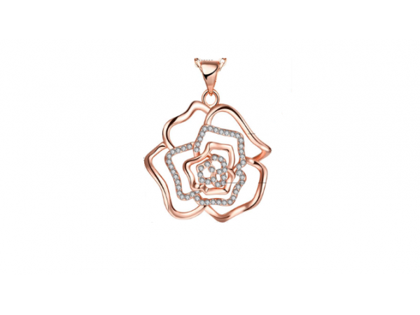 N414 Rose gold pendant