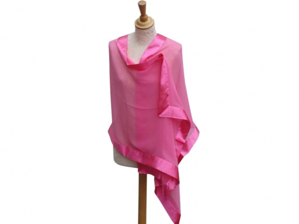 Pink Silk Wrap