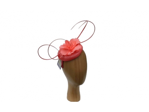 Tracey Coral Fascinator